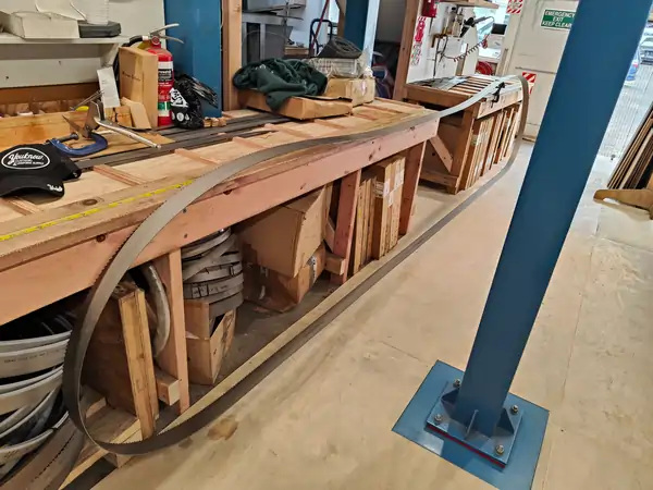 12m custom welded bandsaw blade manufacturing Auckland New Zealand